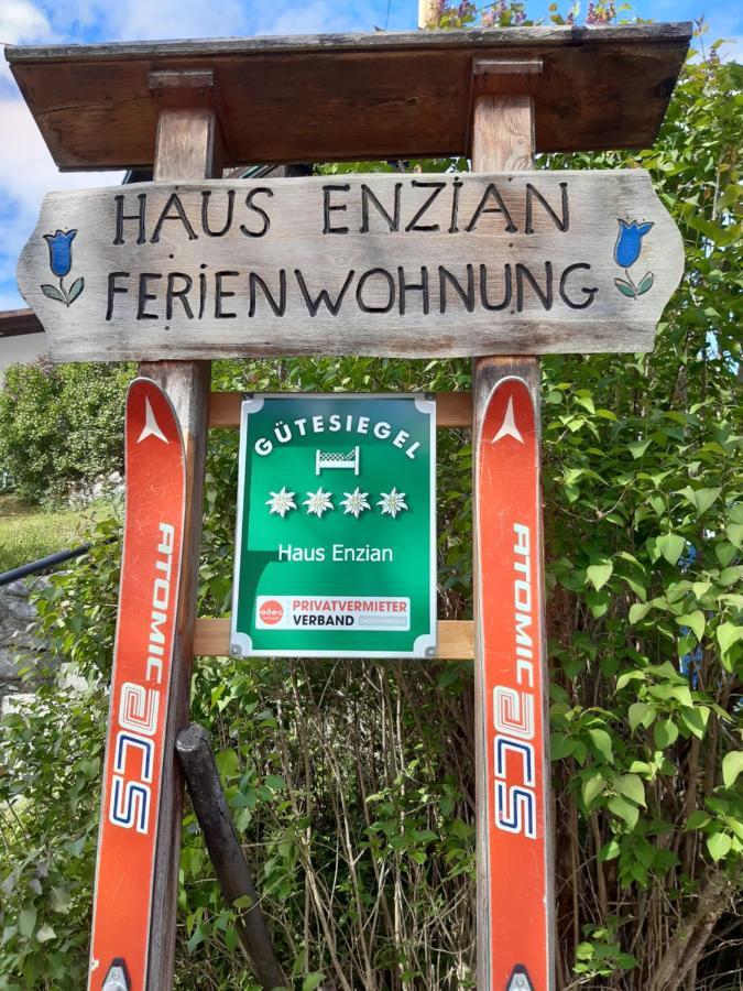 Haus Enzian Lägenhet Hinterstoder Exteriör bild