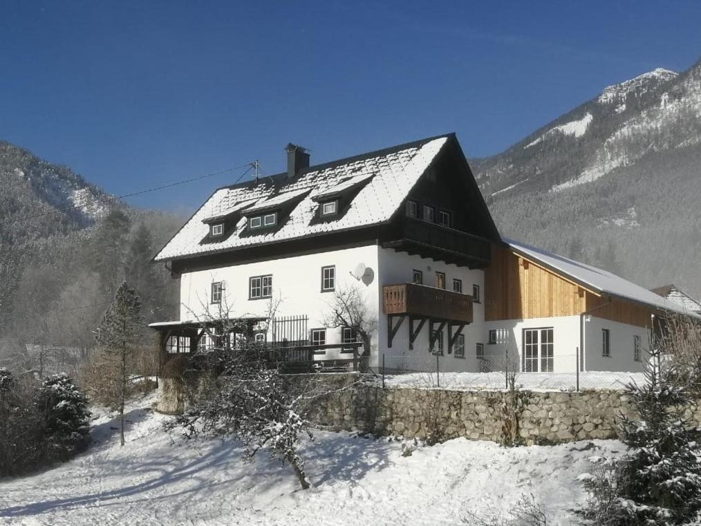 Haus Enzian Lägenhet Hinterstoder Exteriör bild
