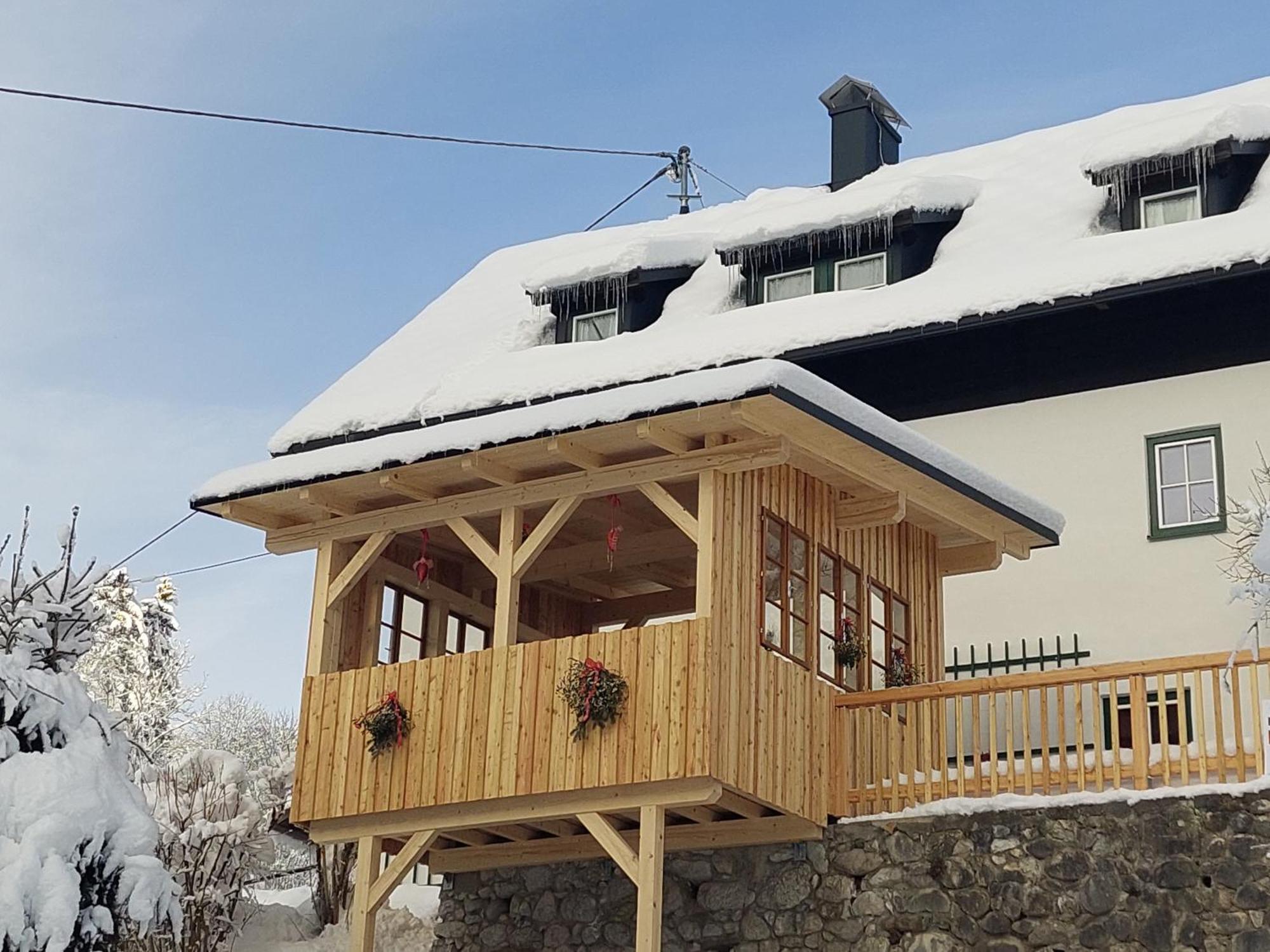 Haus Enzian Lägenhet Hinterstoder Exteriör bild
